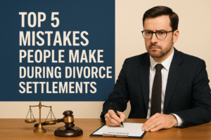 Top 5 Mistakes People Make During Divorce Settlements