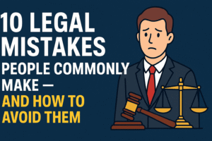 common legal mistakes