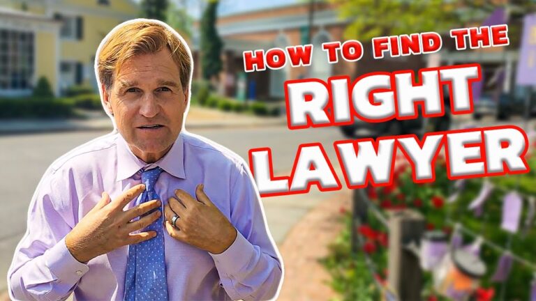 how to find the right lawyer